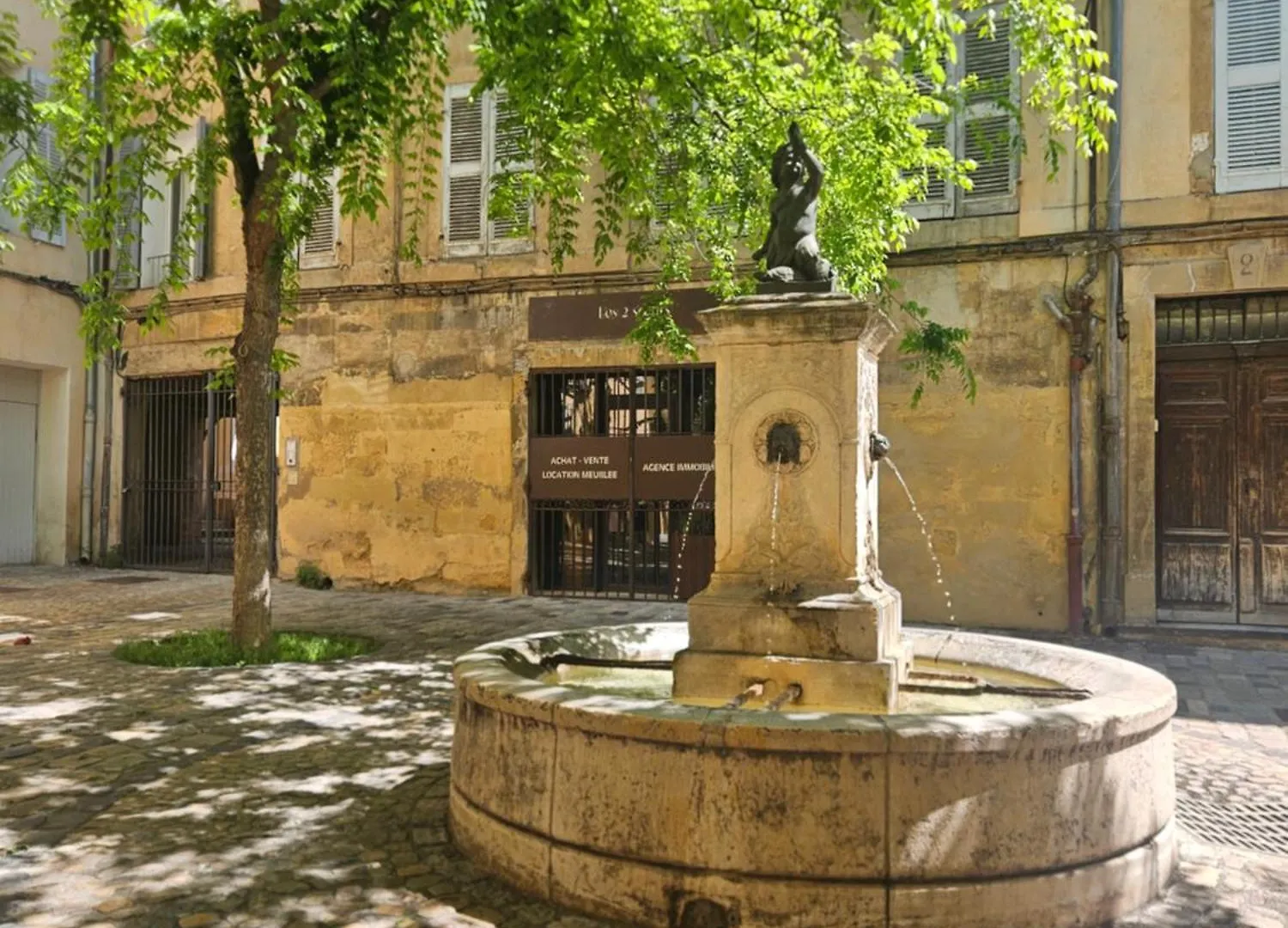 Le Studio Des Fontetes Climatise Aix-en-Provence Lägenhet